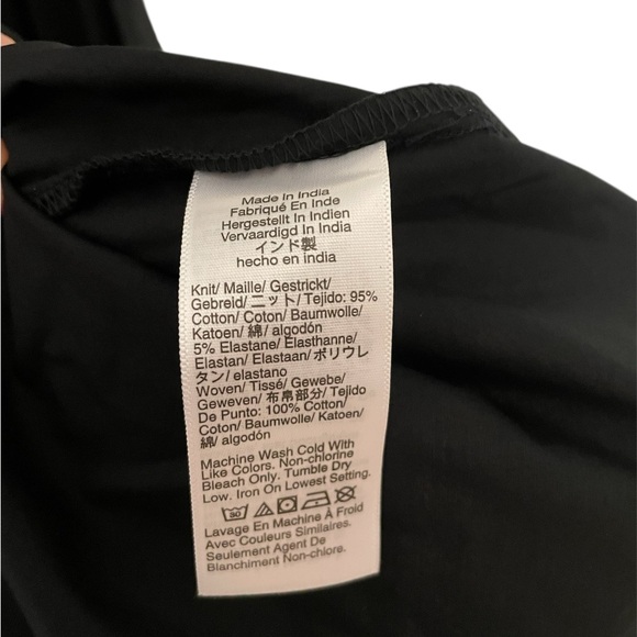 J Crew Sweetheart Mixy Tank Dress with Poplin Skirt A-Line Flowy Size S Black - Picture 10 of 10